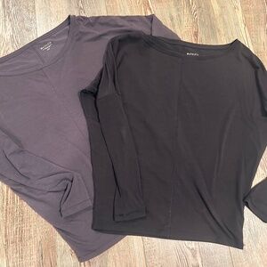 Athleta “At Ease” long sleeve tees, 2